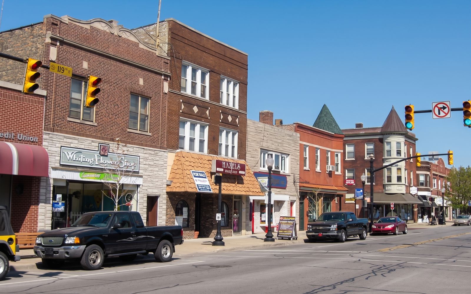 119th Street, Whiting's main street